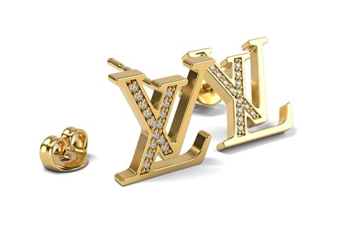 lv earrings on men